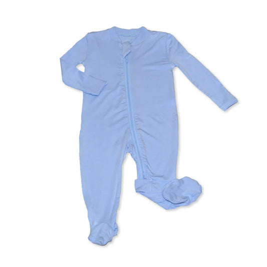 Bamboo Footies with Two Way Zipper (Skydive)