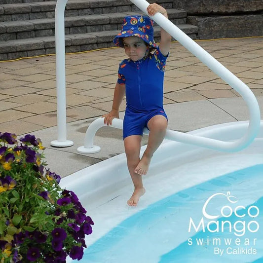 Swim Set- Boy One Piece/Hat