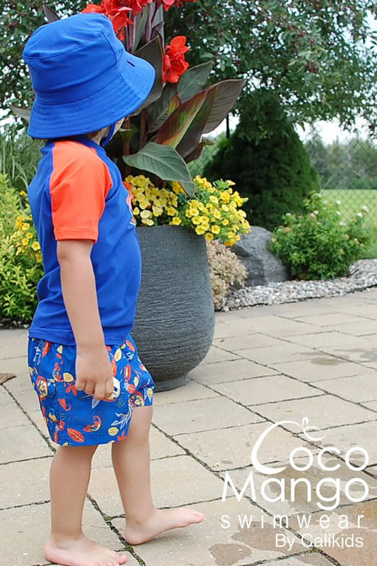 Swim Set- Boy- Shirt/Short Set/Hat