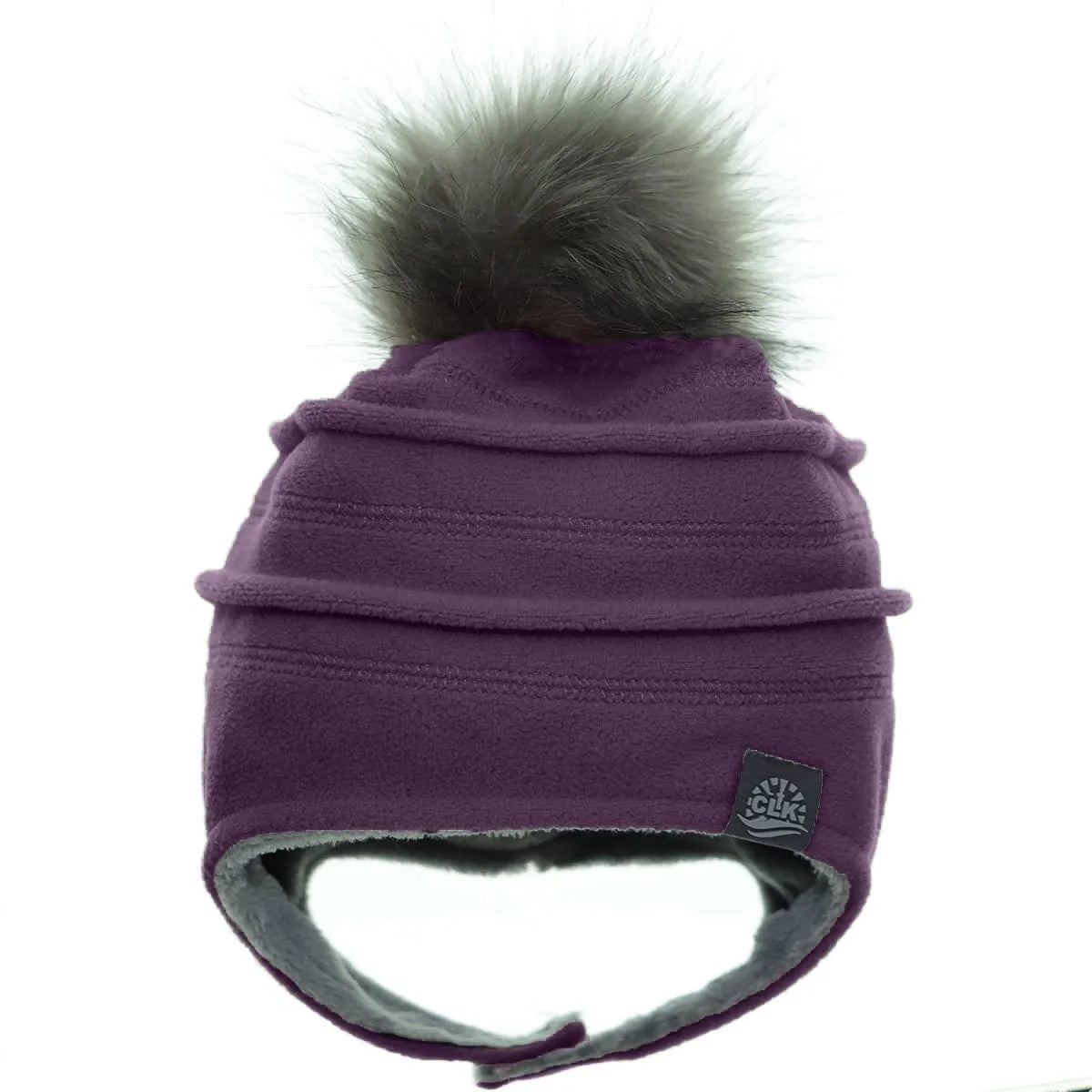 CaliKids- Fleece Hat with Removable Pompom